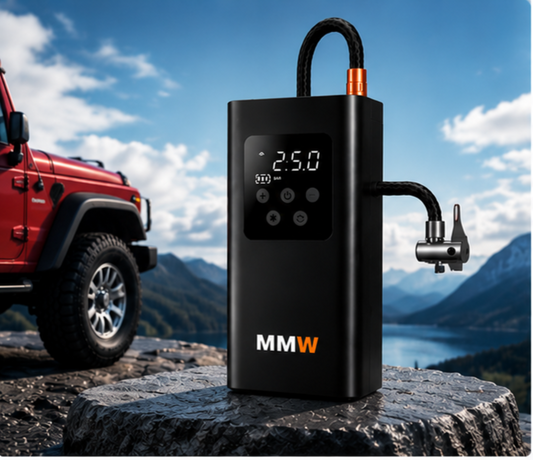 Inflador Portátil Inalámbrico 150 PSI – Compresor de Aire Digital para Coche, Moto, Bicicleta, Balones e Hinchables